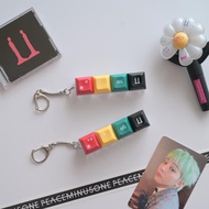 G Dragon Peace Minus One Zo&Friends Keyboard 4 Keycaps Keychain Fidget Keyboard Bigbang