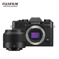 富士（FUJIFILM）X-T30 II/XT30 II 微单相机 套机（XC35F2 镜头) 黑色 2610万像素 18种胶片模拟 视频提升