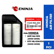 【READY STOCK】HONDA Air Filter For City Sel Gd8 Idsi/ Jazz Saa Gd3 (17220-REA-Z00)