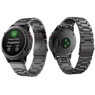 สแตนเลสสายนาฬิกาข้อมือสำหรับ Garmin Fenix 5 5 Plus Fenix 6 6 Pro Forerunner 935เข้าใกล้ S60 Quatix 5สำหรับสายนาฬิกา Garmin