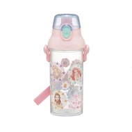 「現貨」日本直送 Skater Disney Princess 迪士尼公主透明抗菌直飲式水壺/水樽480ml