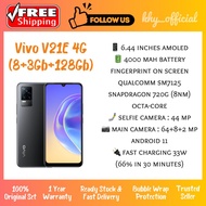 New Smartphone Original Vivo V21e 4g [ 8+3Gb Extended Ram +128Gb Rom | Qualcomm® Snapdragon™ 720G | 33w Fast Charging ]