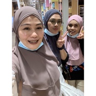 khimar tali tudung sarung viral chiffon 2layer
