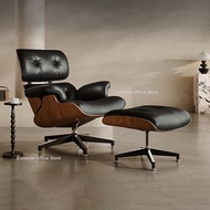Eames Chair Leather Office Chair Single Sofa Chair Leisure Chair With Pedal