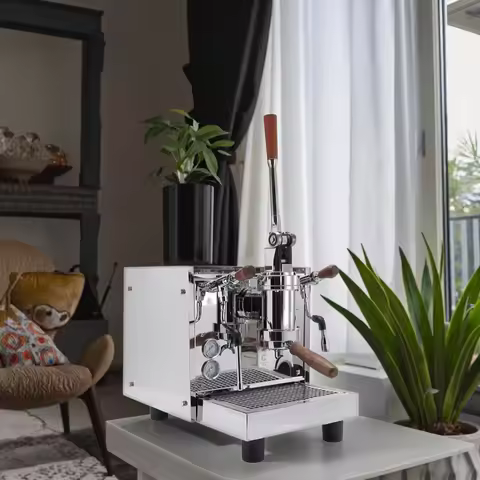 Home 19 Bar Semi Automatic Espresso Coffee Machine Professional Commercial Lever Cafe