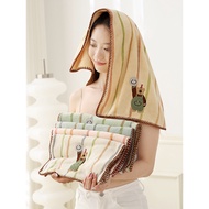 An Lazy Coral Fleece Quick-Absorbing Quick-Drying Towel Bath Towel Embroidered AB Version Adult Hous