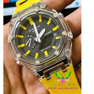 Hot🔥GA-2100 TMJ JAM TANGAN LELAKI Skeleton Rasta rainbow Jelly Wanita Unisex Digital Watch Men G Vir
