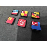 Patch EDC Bendera Negeri dalam Malaysia (PVC)