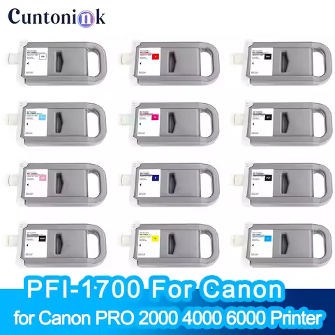 PFI-1700 For Canon printer Compatible cartridge With Pigment ink With chip for Canon PRO 2000 4000 6