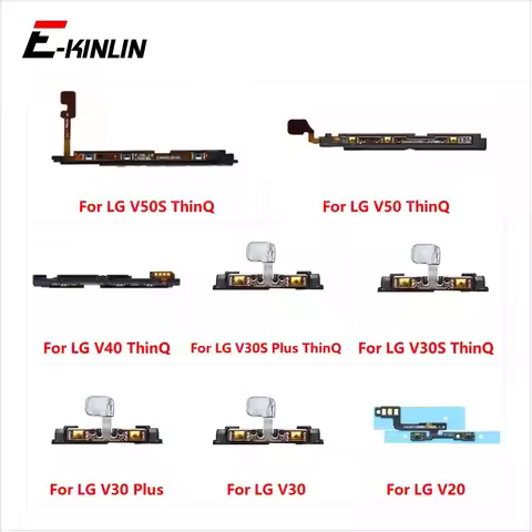 Power ON OFF Mute Switch Control Key Volume Button Flex Cable For LG V20 V30 V30S Plus V35 V40 V50 V