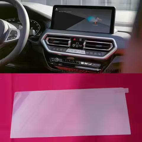 Tempered Glass Protective Film For BMW IX3 2022 Car Central Screen GPS Navigation radio Interior Sti