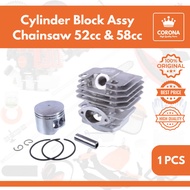 MESIN Cylinder Block Assy Senso Chainsaw 5200 5800 Complete Boring Small Mini Saw Machine 52CC 58CC
