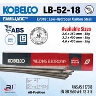 Kobelco LB-52-18 Welding Rod E7018 Low Hydrogen Electrode