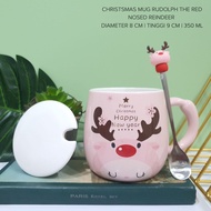 Rudolph CHRISTMAS MUG Glass CHRISTMAS Gift CHRISTMAS Gift MUG