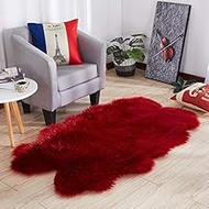 Faux Sheepskin Rug Faux Fur Rug Shaggy Area Rugs for Bedroom Sofa Floor Baby Nursery Childrens Kids 