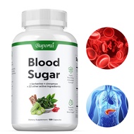 Blood Sugar Support with Cinnamon, 15+ Herbs, Vitamin D, B12, Chromium