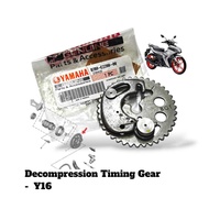 ORIGINAL YAMAHA Y16 Y16ZR CAM GEAR TIMING GEAR 38T DECOMPRESSER ASSY  B3M-E2280-00