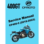 CFMOTO 400GT (2019-2023) SERVICE WORKSHOP MANUAL + PARTS CATALOGUE+ OWNER'S MANUAL