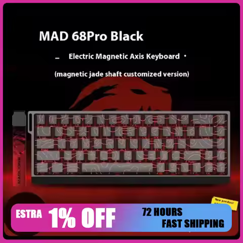 FGG Madlions Mad60 Mad68 He Mechanical Keyboard Magnetic Switch 8k Wired Rgb Hot Swap Custom Keyboar