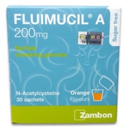 FLUIMUCIL A 200MG POWDER 30S OR 10S or Acetylcysteine 200mg Powder 30's or 10's EXP10/2026