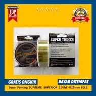 Budistore/Senar Pancing 150M - 015mm 10LB/senar pancing kuat/senar pancing anti kriting/senar panci