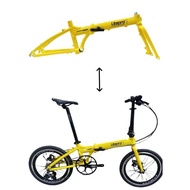 Litepro Aluminum Alloy 20 Inch Folding Frame 100/135mm Disc Brake Bracket 10 Speed Lightweight Foldi