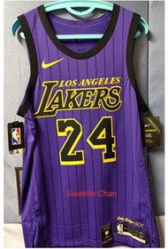 湖人隊 Kobe Bryant 24號 紫色球衣