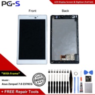FullSet Ori LCD Asus ZenPad 7.0 Z370CG P01V LCD Touch Screen & Digitizer (Frame) White