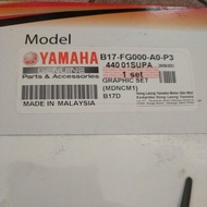 YAMAHA Y15 GRAPHIC SET (B17-FG000-A0-P3) 440 01SUPA