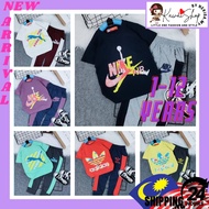 ️ [7-12Years] Boys Sport Wears/Baju ADIDAS PUMA NIKE Cotton Set Baju Slave Men. Street Sukan Sleepin