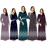 JUBAH MUSLIMAH CORAK BATIK WANITA ‐ DEWASA ‐