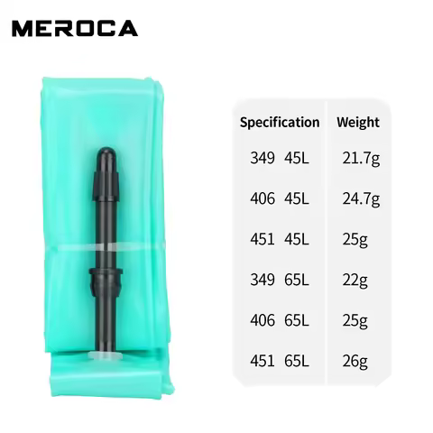 MEROCA Folding Bicycle Inner Tube Tpu Ultra-Light 349/406/451 Inner Tube for Folding Bicycle 20-Inch