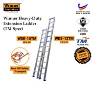 Winner Ladder TM Spec 10ft x 10ft & 12ft x 12ft EN 131:2010 & BS2037:1994 Class 1 Heavy-Duty Extensi