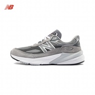 New Balance NB 990 V6 Retro Trendy Shock Absorbing and Wear -รองเท้าวิ่งที่ทนได้สีเทา M990GL6