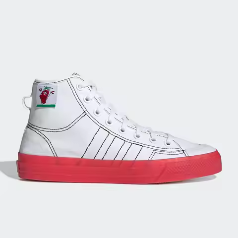 Adidas genuine clover NIZZA men's and women's high top classic canvas casual shoes GX2708