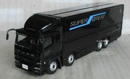 [丸山建機模型店]---FUSO 1/43 黑色四軸箱型貨車模型