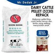 [5KG] [5230] [REPACK] MAKANAN LEMBU TENUSU | DAIRY CATTLE PELLET | DEDAK LEMBU SUSU | SOON SOON