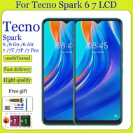 For Tecno Spark 6 6 Go 6 Air 7 7T 7P 7 Pro LCD Display Touch Screen Replacement