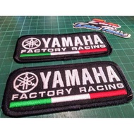 PATCHES YAMAHA FACTORY RACING ITALY STICKER KAIN SULAM PATCH JAKET TOPI