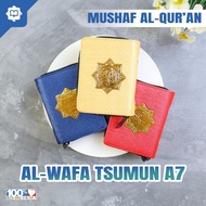 Qudsi - Al Quran Pocket Al Wafa A7 Without Translation By Hajj Umrah - Small Mini Pocket Al Quran Without Translation - Al Quran Waqf Sogan - Al Quran Pocket khat Uthmani Indonesian Standard Zipper - Al Quran Small Mini Zipper Pocket