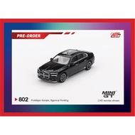 Mini GT -  802 BMW i7 eDrive50 - Black Sapphire