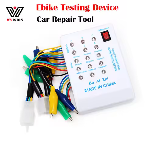 Brushless Motor Tester Ebike Testing Device 24V/36V/48V/60V/72V Electric Car E-bike Scooter Hall Rep