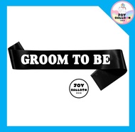 สายสะพายสละโสด สายสะพายเจ้าบ่าว Groom to be มีภรรยาแล้ว พร็อพถ่ายรูปปาร์ตี้สละโสด งานหมั้น งานแต่ง ข