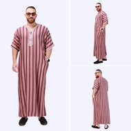 Jubah Lelaki Etnik Muslim 2023 Borong Pakaian Lelaki Timur Tengah Arab Klasik Panjang