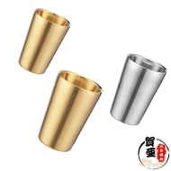 304 Stainless Steel Double Layer Straight Cup Water 304 304 304 304