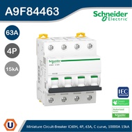 Schneider A9F84463 Miniature Circuit-Breaker Acti9 iC60H 4P 63 A C Curve 10000 (IEC 60898-1) 15 kA 6