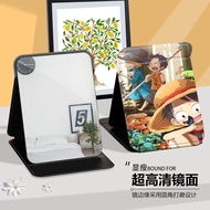 [Special Offer] Japanese Comic One Piece Folding Makeup Mirror Storage Student Portable Dormitory Desktop Desktop Portable Makeup Mirror