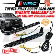 Toyota Hilux Rogue 2020 - 2025 Dynamic Headlamp Lip DRL Daylight With Signal Running