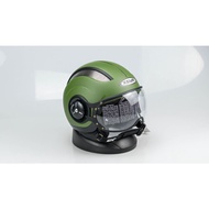 ZEUS ZS 218 F.GREEN SINGLE VISOR