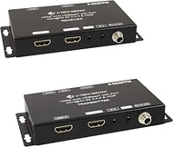 J-Tech Digital HDBaseT 4K@60Hz HDMI 2.0 Extender with a Local Loop Out & Dual Outputs, HDR 4:4:4 up 